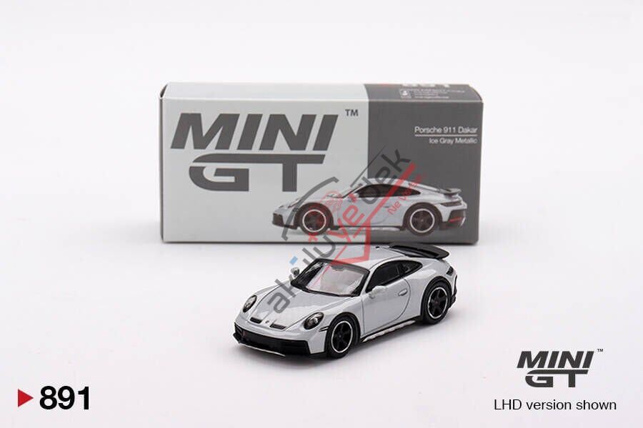 Mini GT 1/64 Porsche 911 Dakar Ice Gray Metallic MGT00891