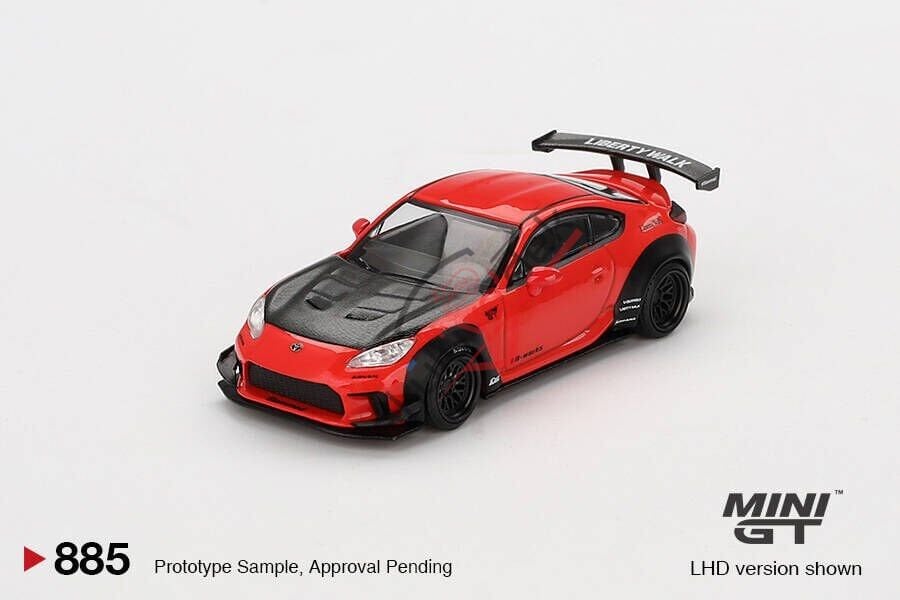 (ÖN SATIŞ) Mini GT 1/64 Toyota GR86 LB Nation Red MGT00885