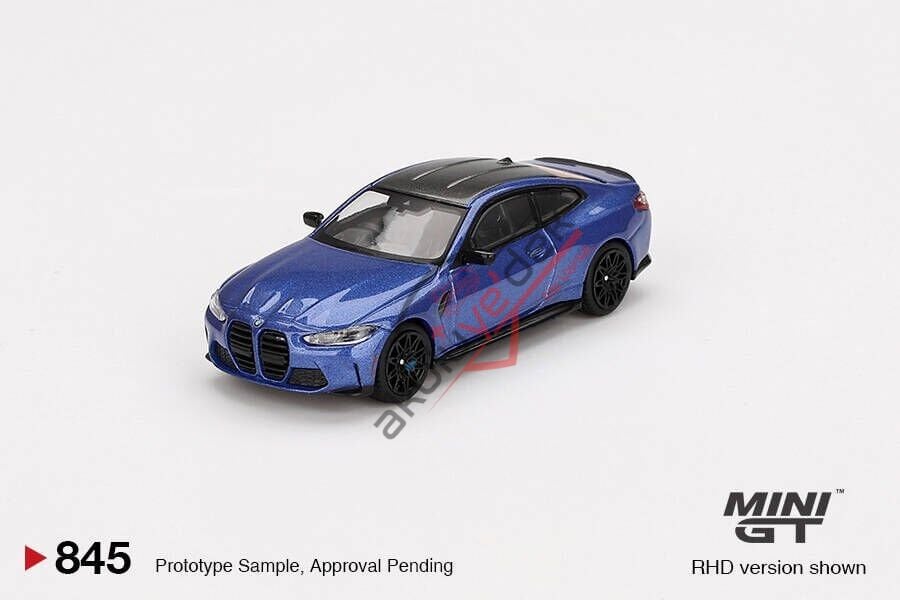 (ÖN SATIŞ) Mini GT 1/64 BMW M4 Competition (G82) Portimao Blue MGT00845