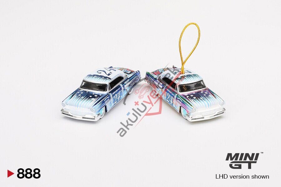 Mini GT 1/64 Lincoln Capri Christmas Hot Rod by Tim Sadchikov 2024 Christmas Edition MGT00888