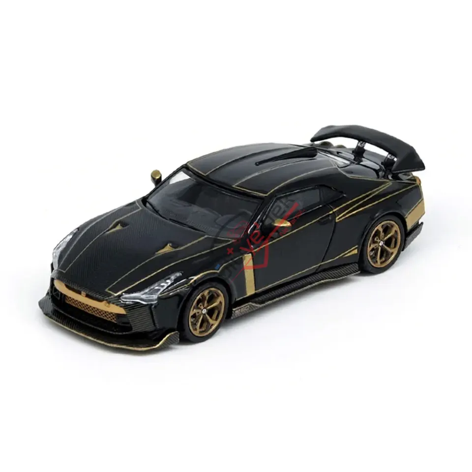 Inno 1/64 Nissan GT-R50 By ITALDESIGN Black IN64-R50-BLK