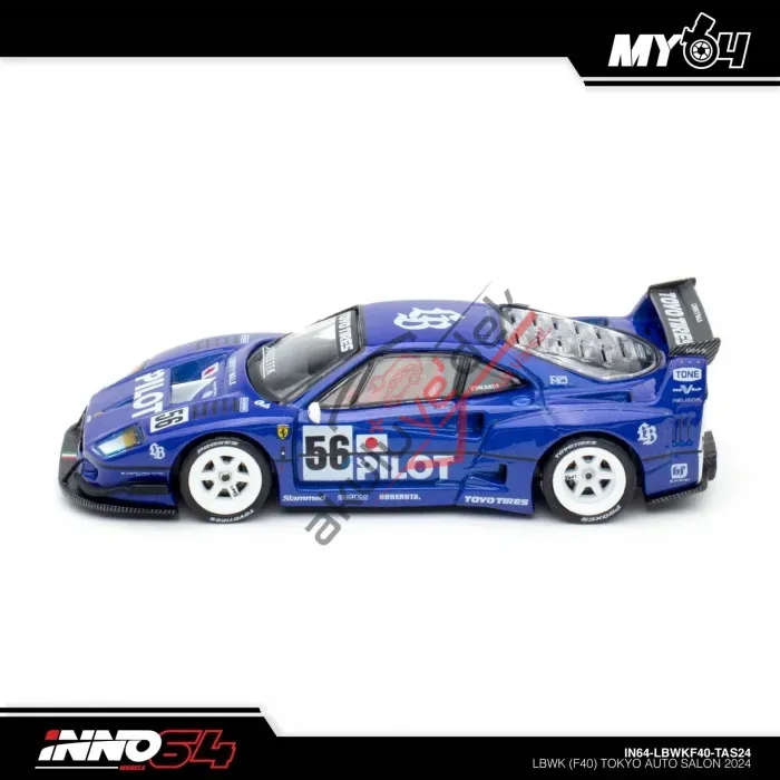 Inno 1/64 LBWK F40 Tokyo Auto Salon 2024 IN64-LBWKF40-TAS24