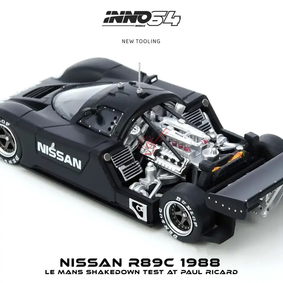 Inno 1/64 Nissan R89C Le Mans Shakedown Test At Paul Ricard 1988 IN64-R89C-LMT1988