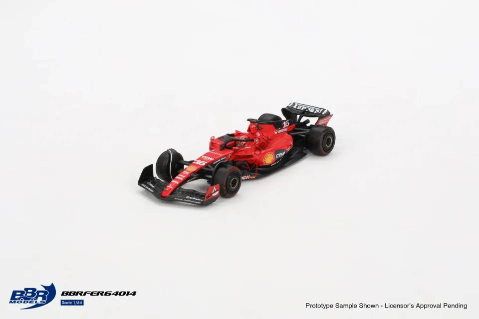 Mini GT 1/64 BBR: 1/64 Ferrari SF-23 Bahrain GP 2023 #16 C. Leclerc BBRFER64014