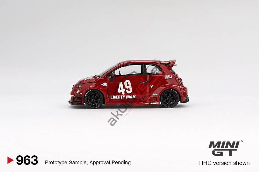 Mini GT 1/64 LB-WORKS x Abas Works ABARTH 595 Red MGT00963