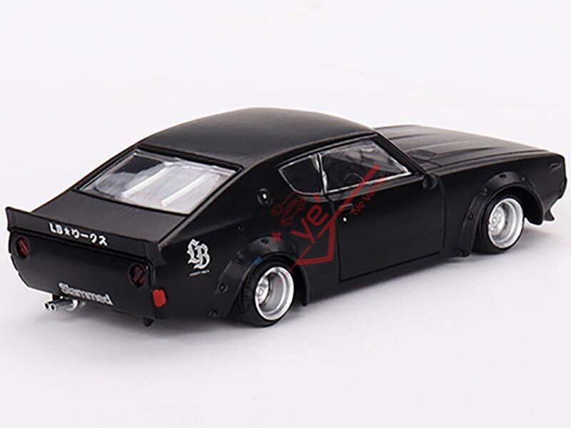Mini GT 1/64 Nissan Skyline Kenmeri Liberty Walk Matt Black MGT00655