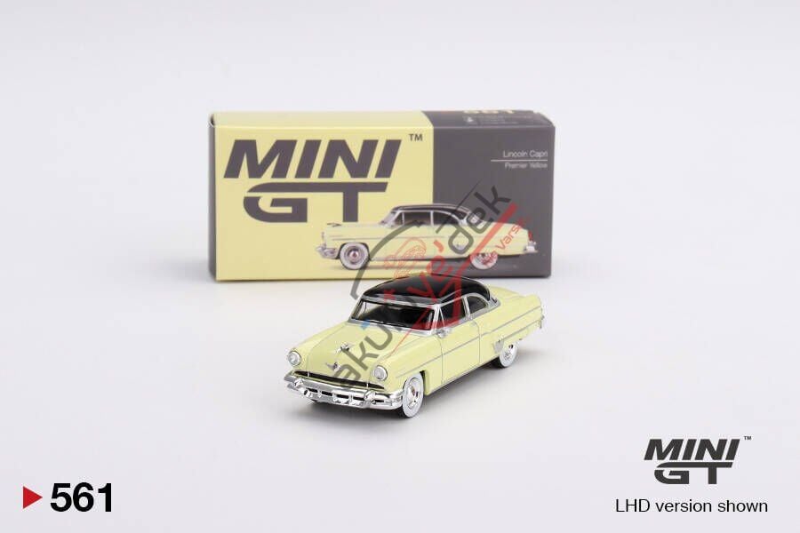 Mini GT 1/64 Lincoln Capri 1954 Premier Yellow MGT00561
