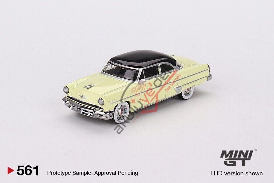 Mini GT 1/64 Lincoln Capri 1954 Premier Yellow MGT00561