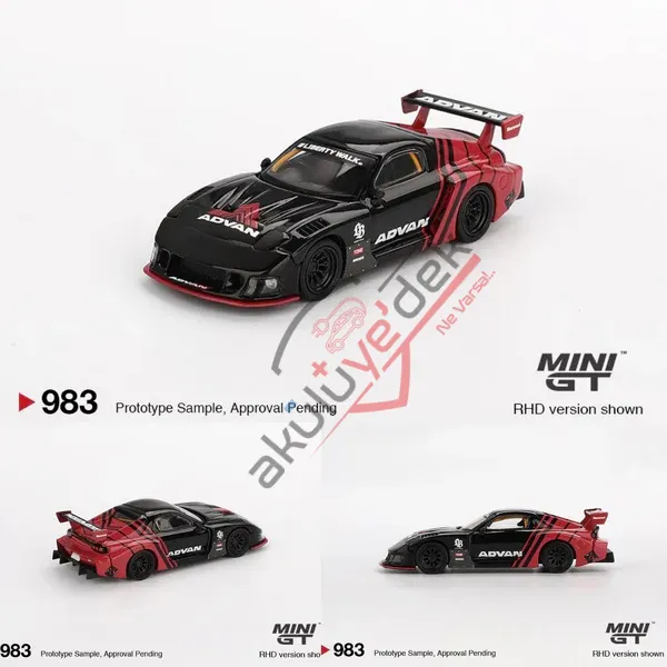 Mini GT 1/64 Mazda RX-7 LB-Super Silhouette Advan MGT00983
