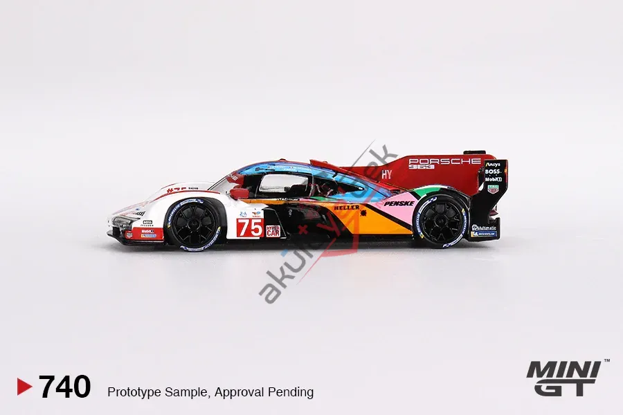 Mini GT 1/64 Porsche 963 #75 Porsche Penske Motorsport 2023 24 Hrs of Le Mans MGT00740