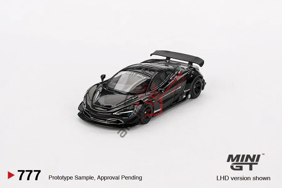 Mini GT 1/64 McLaren 720S LB Works Black MGT00777