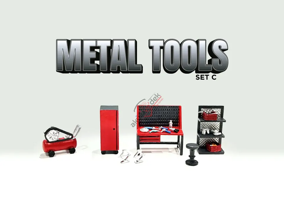 1/64 Figure Set: Metal Tools – Set C