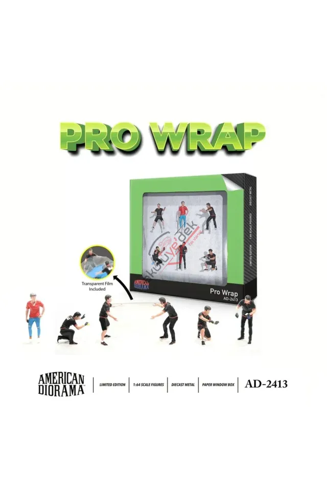 1:64 Figurine Set ''Pro-Wrap'' -- American Diorama AD-2413