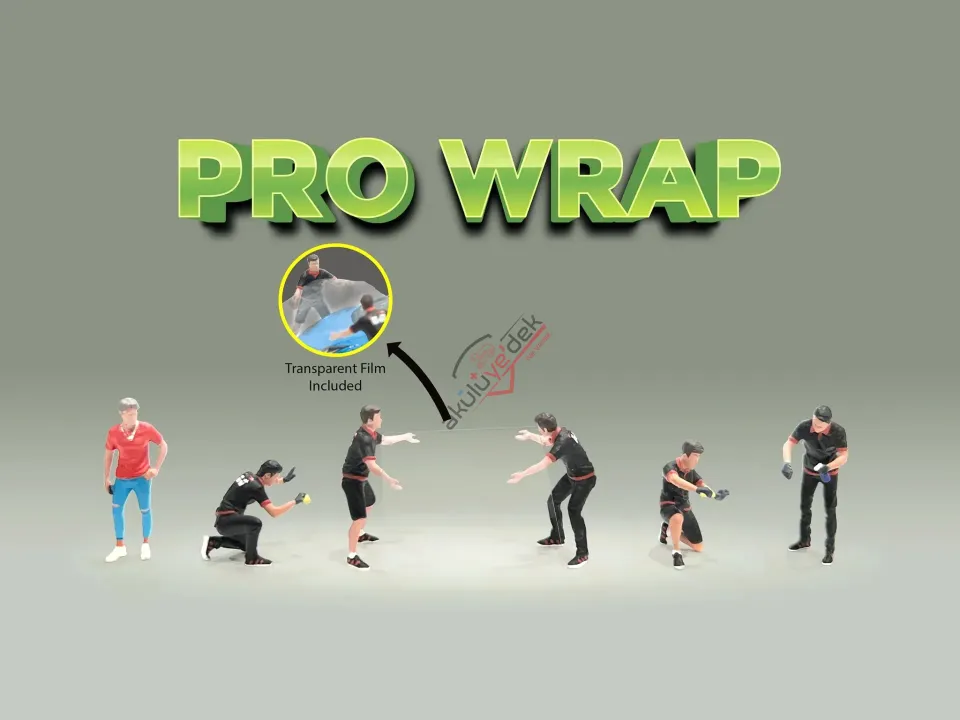 1:64 Figurine Set ''Pro-Wrap'' -- American Diorama AD-2413