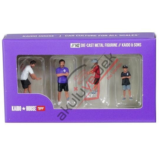 Mini GT 1/64 KaidoHouse Figurine: Kaido & Sons V2 KHMG142