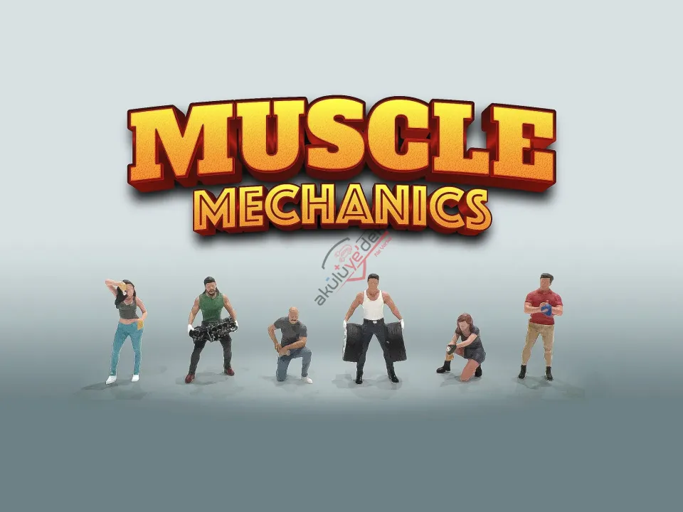 1:64 Figurine Set ''Muscle Mechanics'' -- American Diorama AD-2417