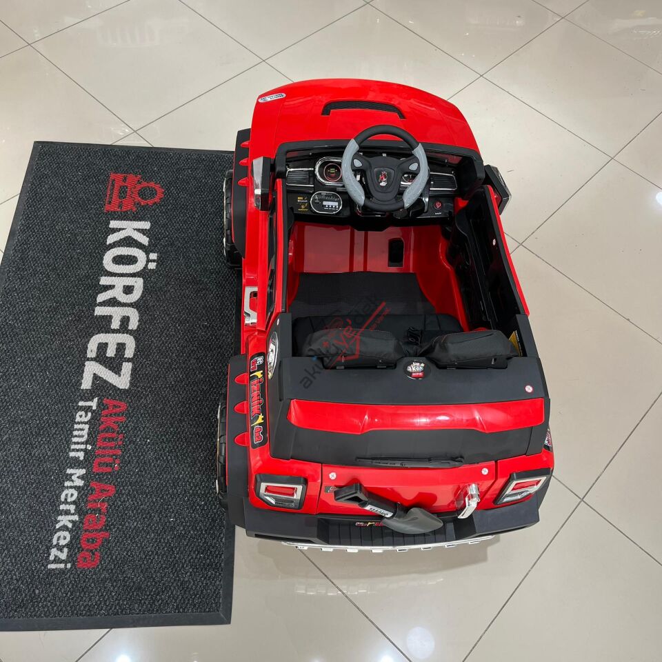 Akar İznik 12 V Çift Kişilik Uzaktan Kumandalı Akülü Araba Jip 4×2