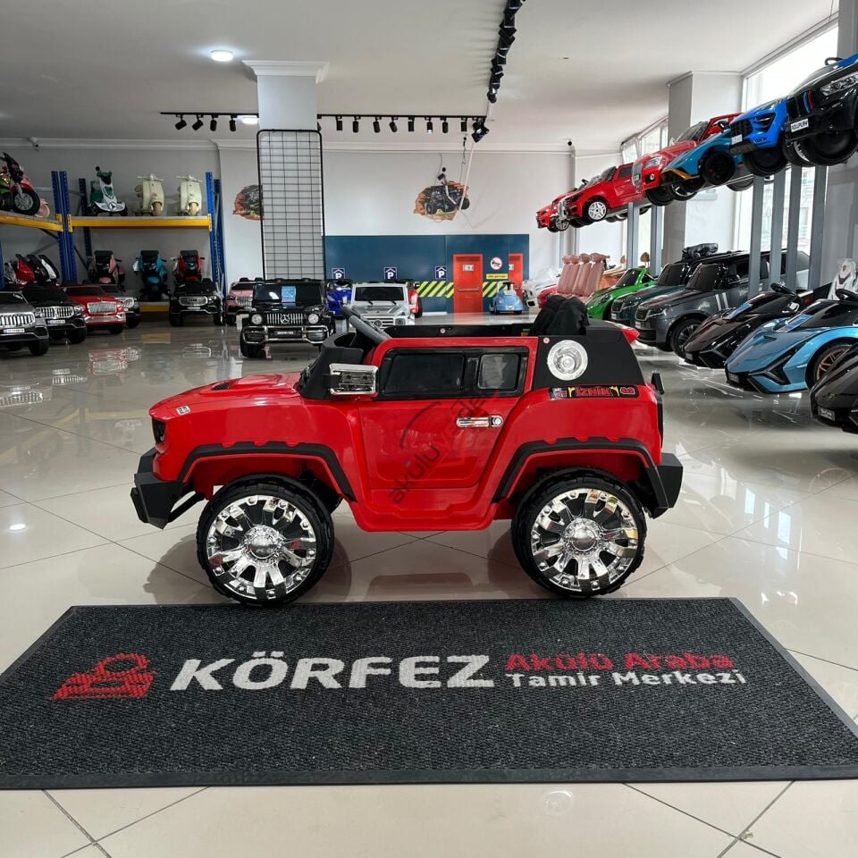 Akar İznik 12 V Çift Kişilik Uzaktan Kumandalı Akülü Araba Jip 4×2
