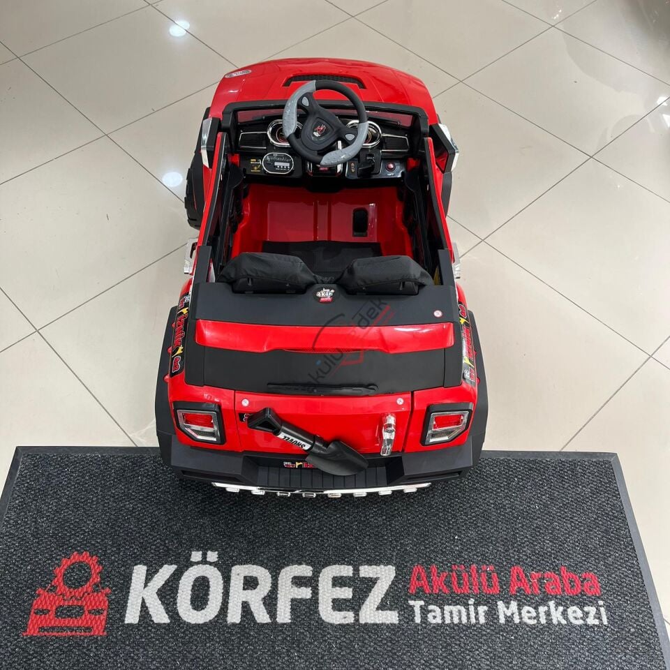 Akar İznik 12 V Çift Kişilik Uzaktan Kumandalı Akülü Araba Jip 4×2