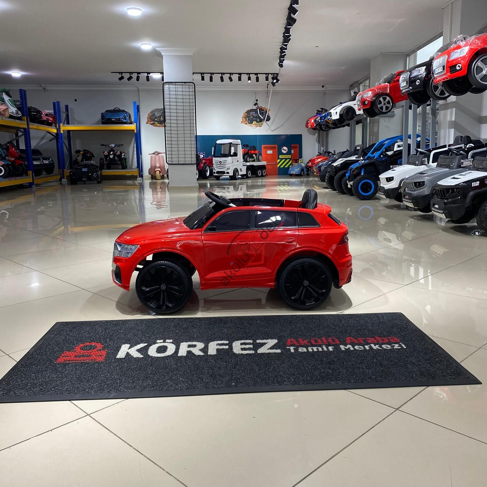 Babyhope Sportpower Akülü Araba 12v 445 kırmızı