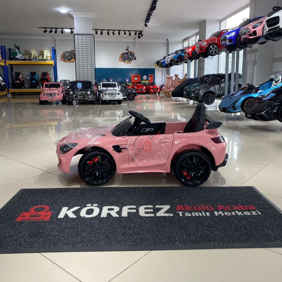 444 GTR SPORT AKÜLÜ ARABA 12V - pembe