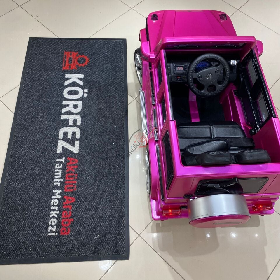 439A BHU12 AKÜLÜ METALİK JEEP 12V - PEMBE