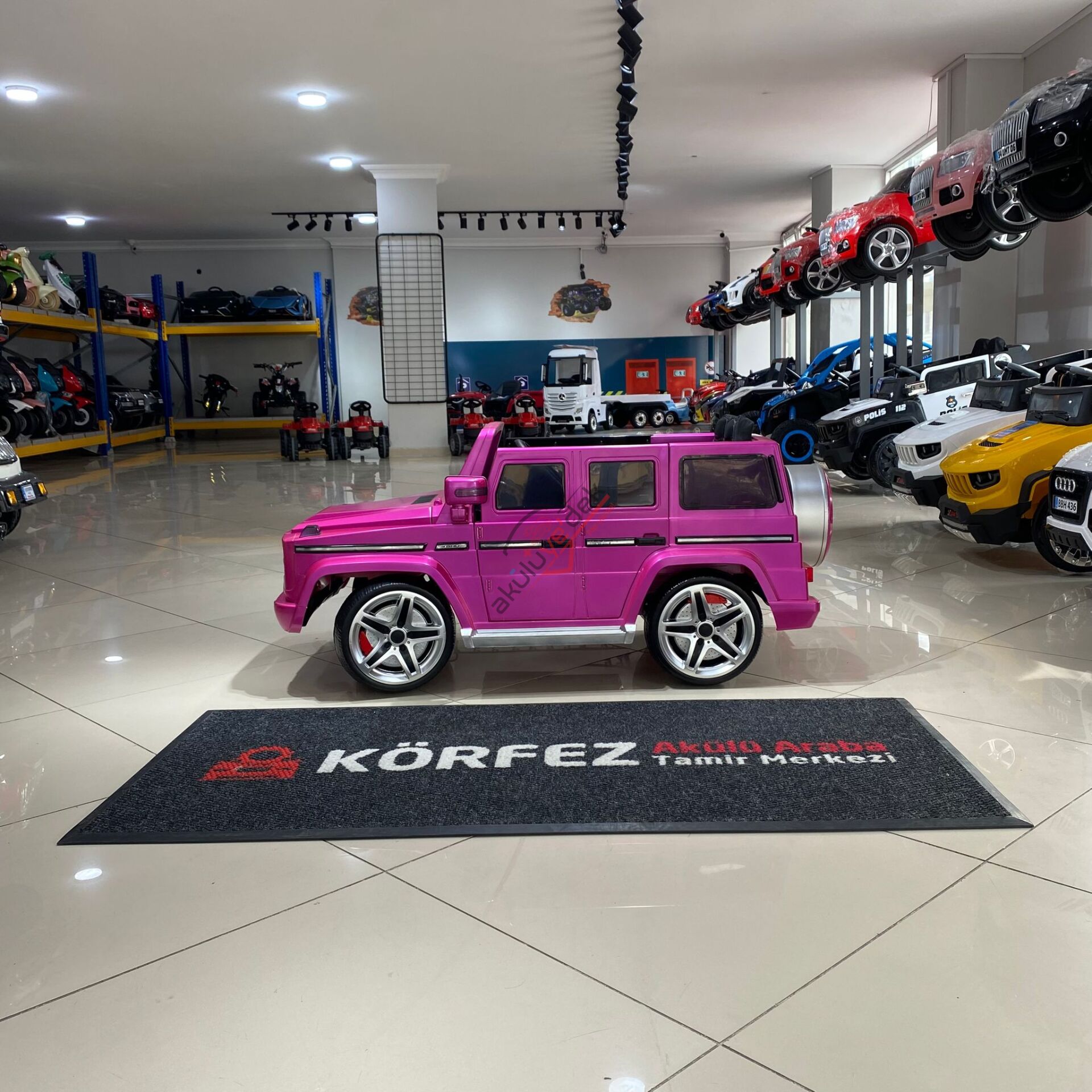 439A BHU12 AKÜLÜ METALİK JEEP 12V - PEMBE