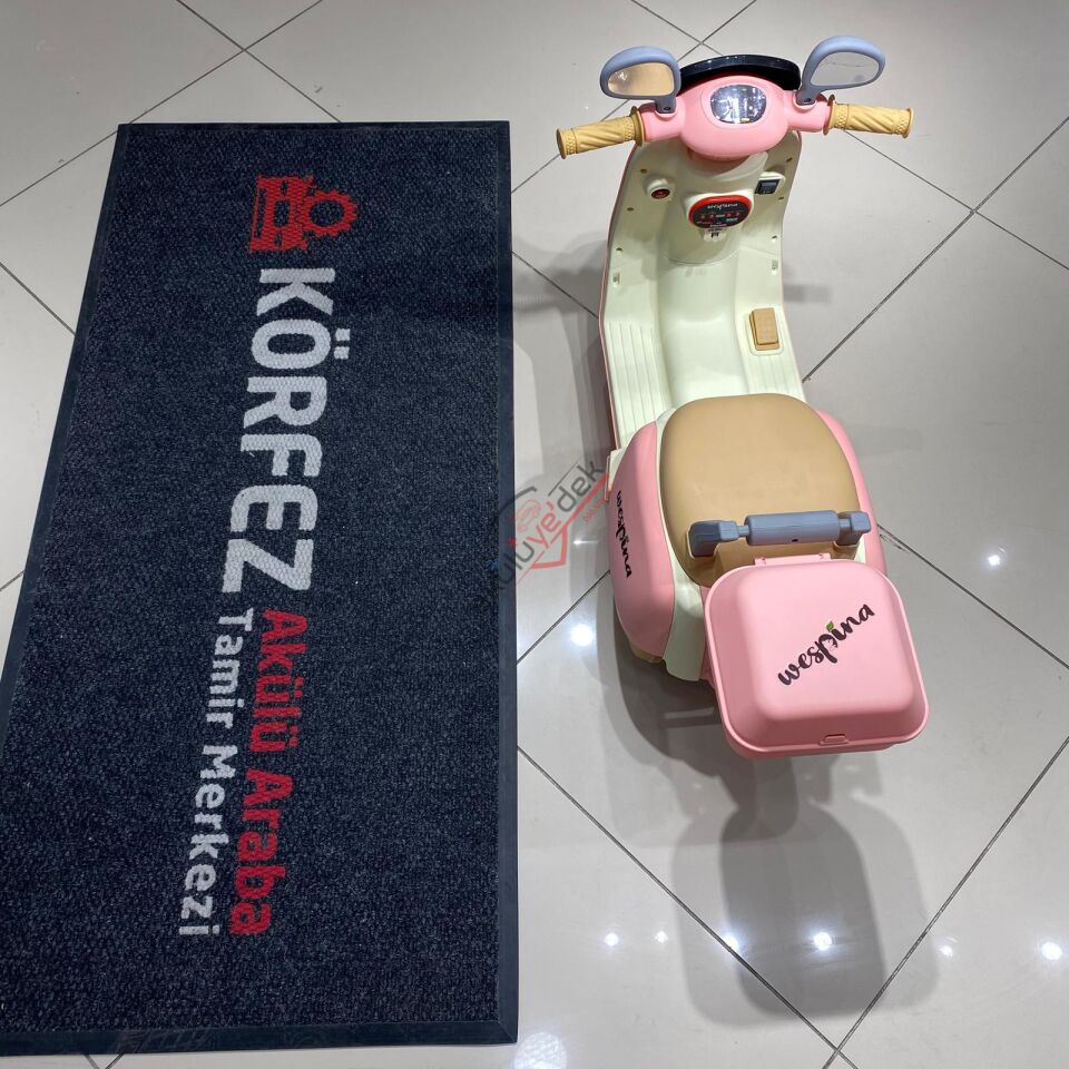 Wespina Kumandalı Akülü Motor 6V pembe