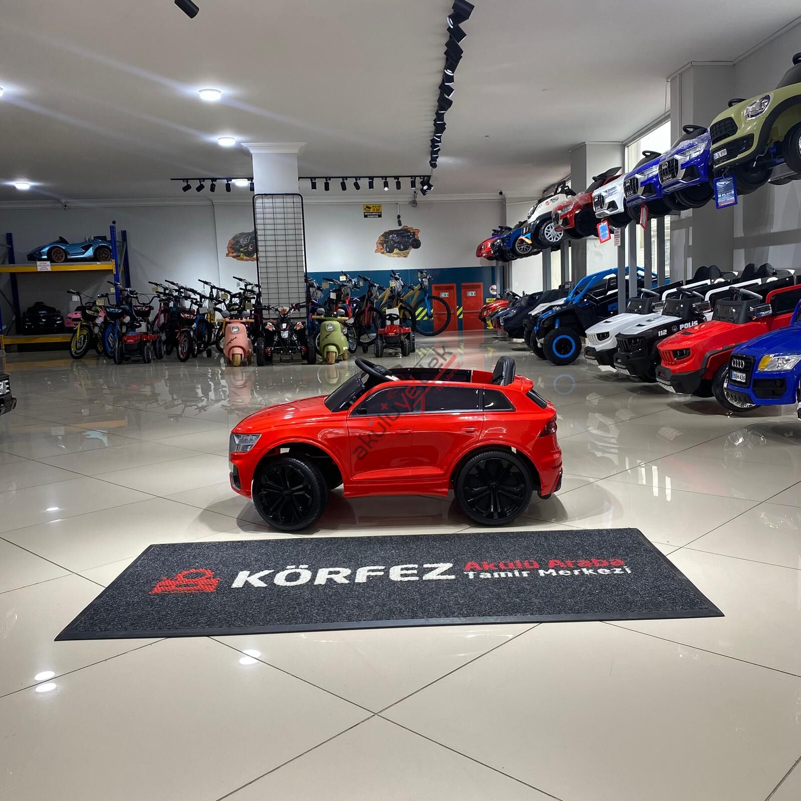 Babyhope Sportpower Akülü Araba 12v 445 kırmızı