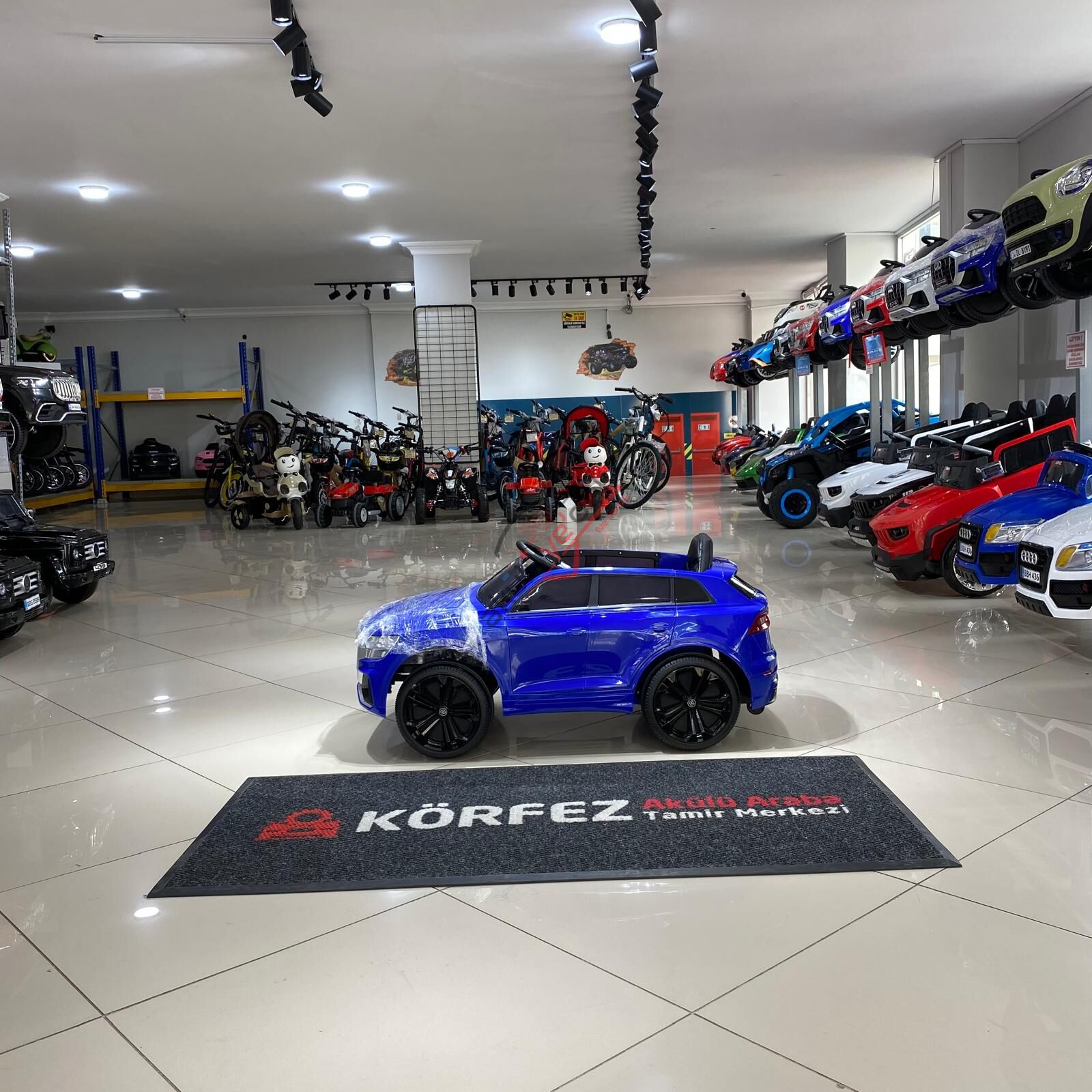 Babyhope Sportpower Akülü Araba 12v 445 Mavi