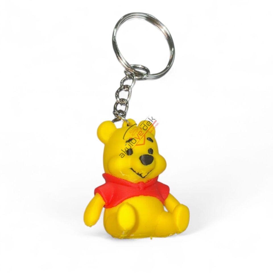 3D Anahtarlık Winnie The Pooh - Ayı Winnie Figür