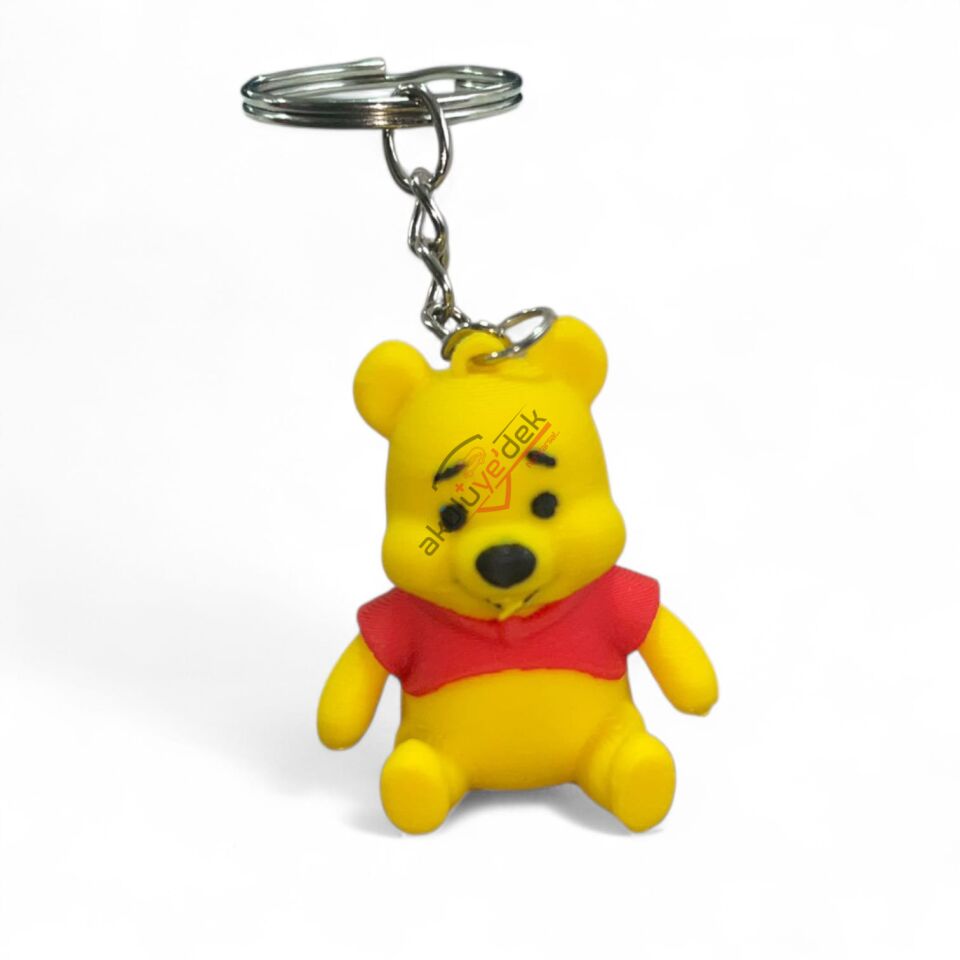 3D Anahtarlık Winnie The Pooh - Ayı Winnie Figür