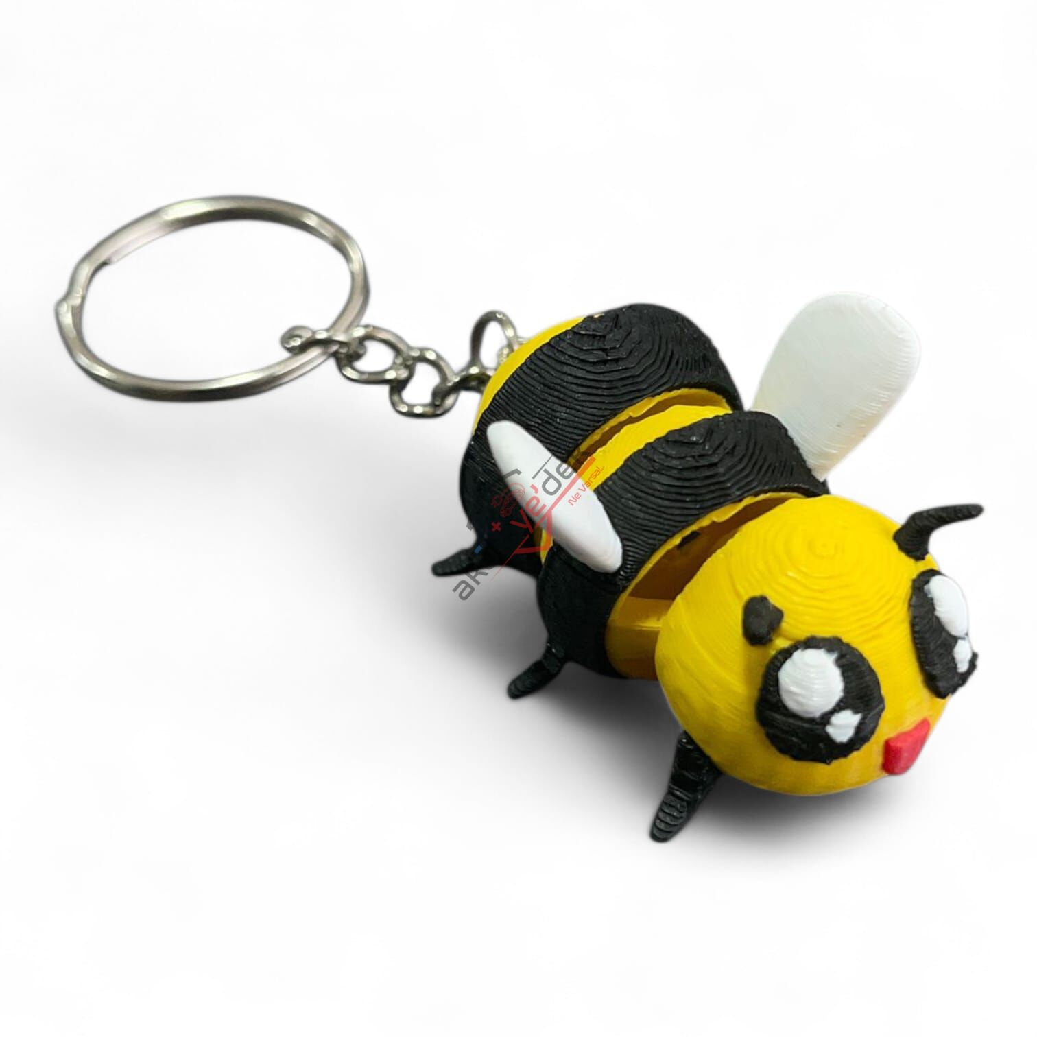 3D Anahtarlık Arı Figürü