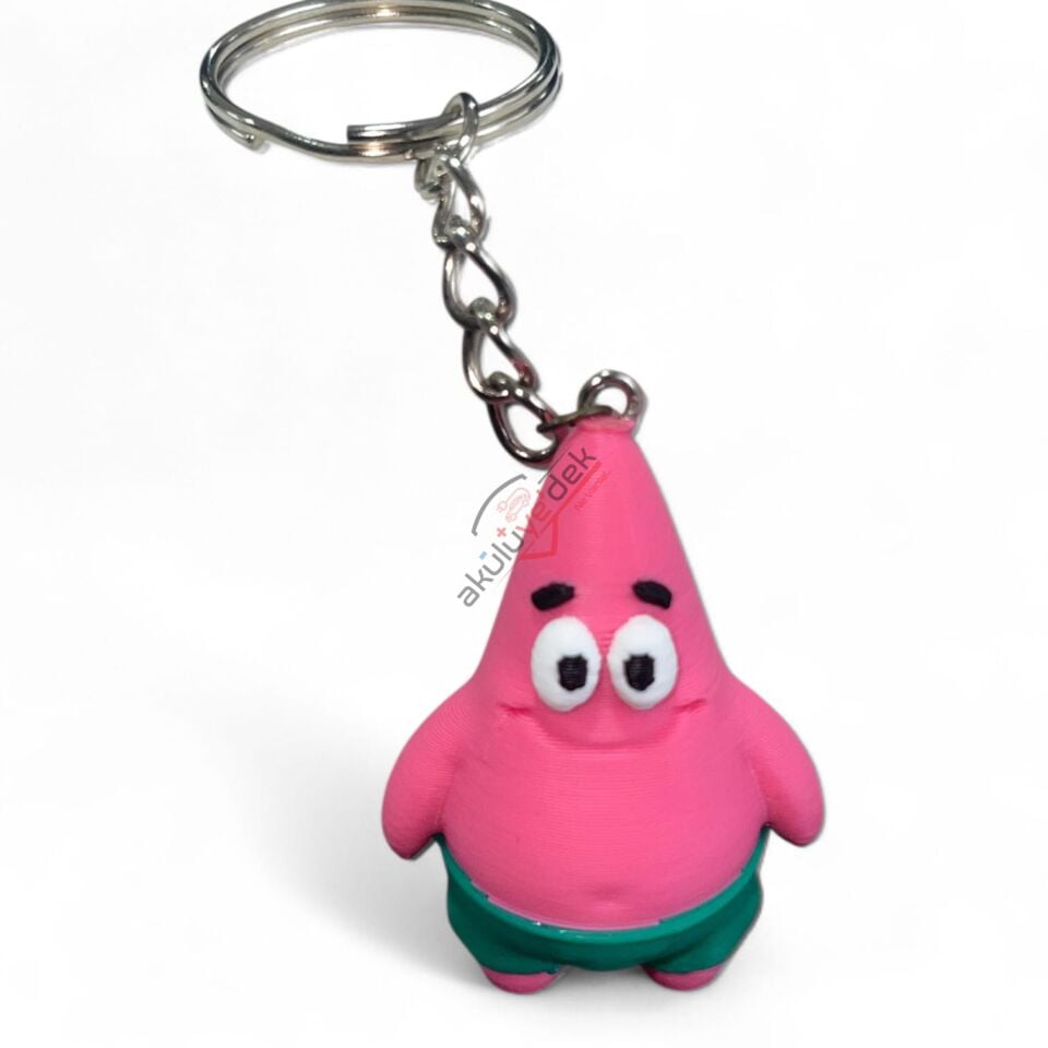 3D Anahtarlık Patrick Figürü