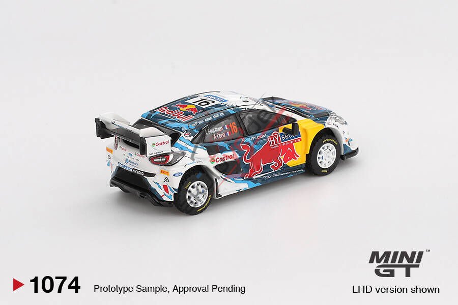 Mini GT 1/64 Ford Puma Rally1 #16 M-Sport Ford WRT 2024 Rally Finland 3rd Place MGT01074