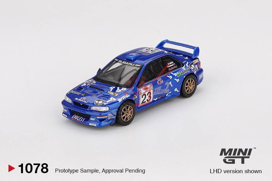 Mini GT 1/64 Subaru Impreza WRC99 #23 2000 Acropolis Rally MGT01078
