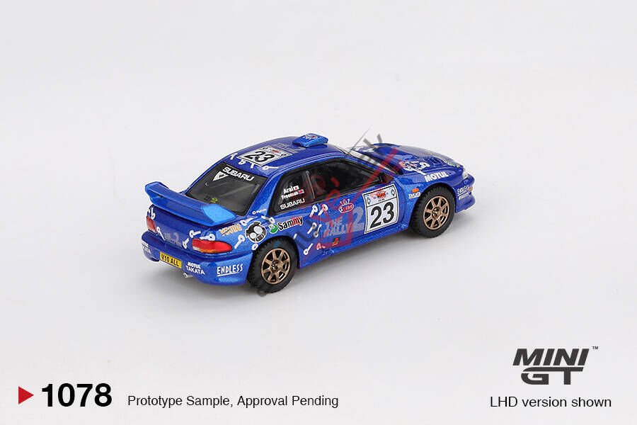 Mini GT 1/64 Subaru Impreza WRC99 #23 2000 Acropolis Rally MGT01078