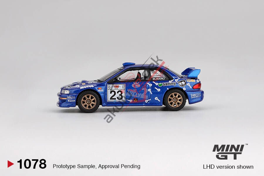 Mini GT 1/64 Subaru Impreza WRC99 #23 2000 Acropolis Rally MGT01078