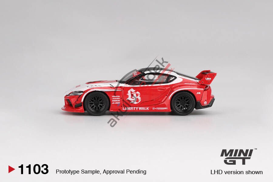 Mini GT 1/64 LB-WORKS Toyota GR Supra Red/White MGT01103