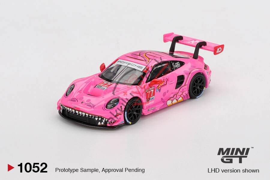 Mini GT 1/64 Porsche 911 GT3 R AO Racing 2024 IMSA ROAD AMERICA MGT01052