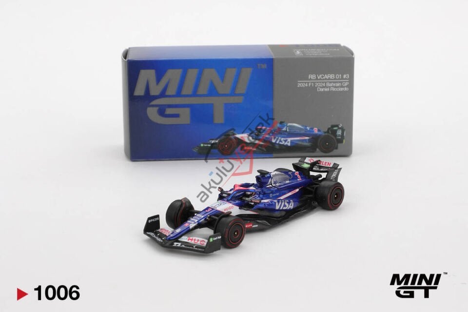 Mini GT 1/64 RB VCARB 01 Daniel Ricciardo 2024 F1 2024 Bahrain GP MGT01006