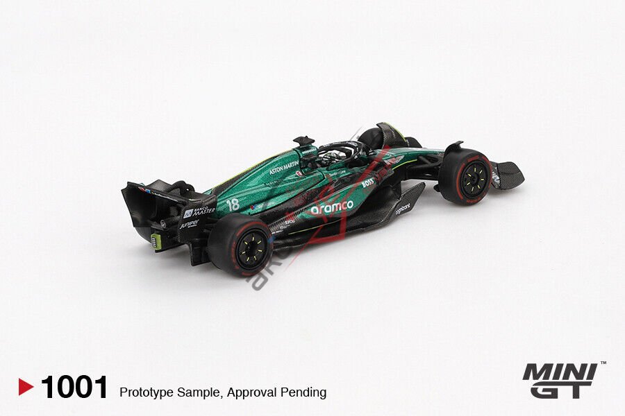 Mini GT 1/64 Aston Martin AMR24 Lance Stroll 2024 F1 2024 Bahrain GP MGT01001