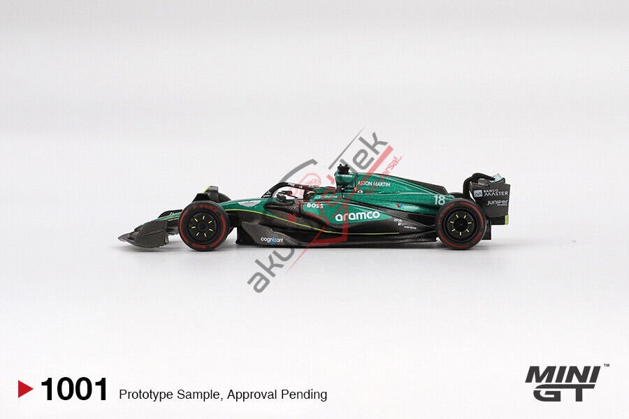 Mini GT 1/64 Aston Martin AMR24 Lance Stroll 2024 F1 2024 Bahrain GP MGT01001