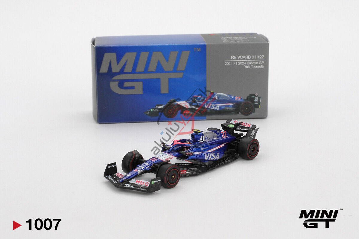 Mini GT Mini GT 1/64 RB VCARB 01 #22 Yuki Tsunoda 2024 F1 2024 Bahrain GP MGT01007